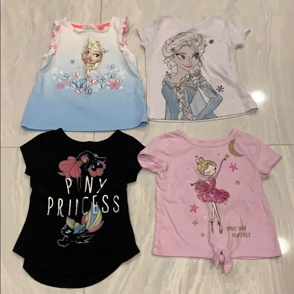 Toddler girl top bundle 4